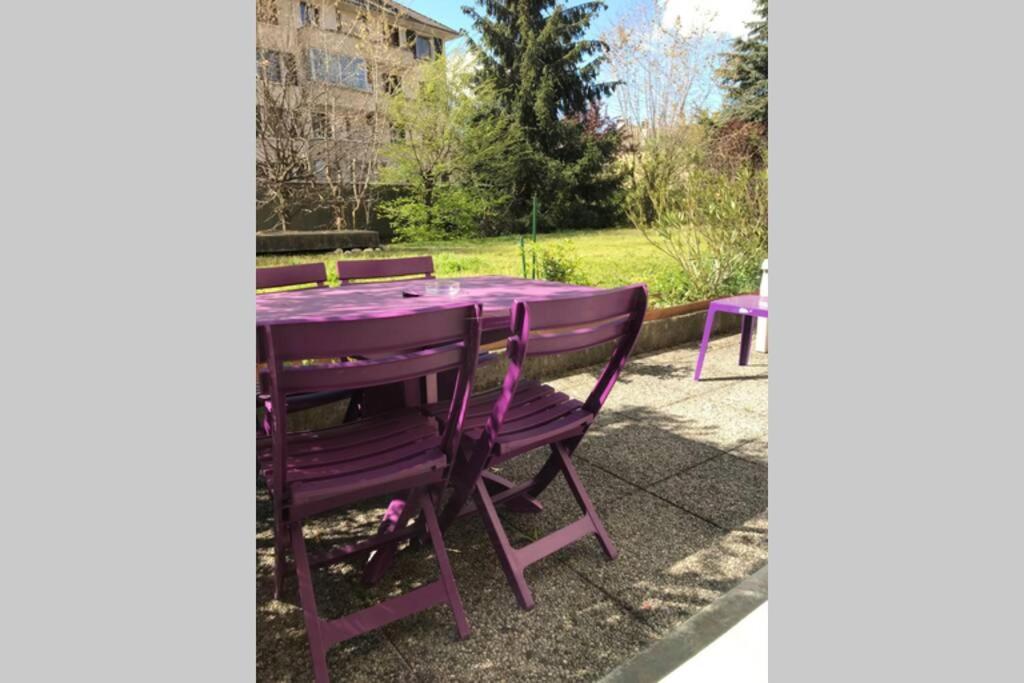 アヌシーLes Jardins - Terrasse & Jardin Au Calmeアパートメント エクステリア 写真